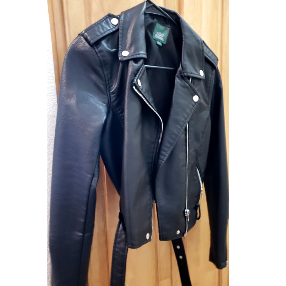Wild Fable Faux Leather Moto Jacket